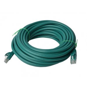 8ware Cat 6a Utp Ethernet Cable, Snagless  - 50m Green