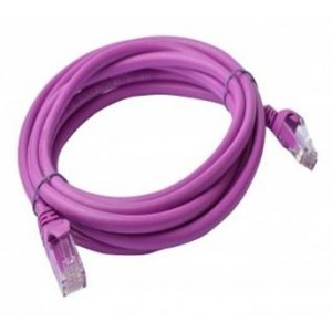 8ware Cat 6a Utp Ethernet Cable, Snagless - 5m Purple