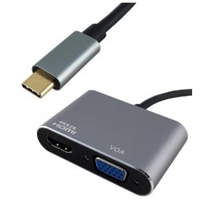 Shintaro Usb-c To 4k Hdmi & 1080p Vga Hub