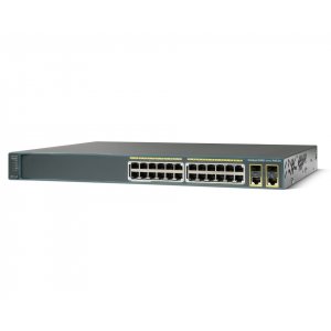 Cisco WS-C2960+24PC-S Catalyst 2960 Plus 24 10/100 Poe + 2 T/sfp Lan Lite