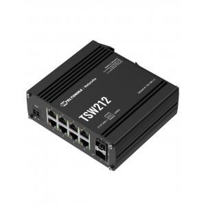 Teltonika Tsw212 L2 Managed Switch, 2 Sfp Ports, 8 Gigabit Ethernet Ports