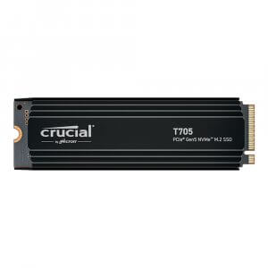 Crucial T705 1TB PCIe 5.0 NVMe M.2 SSD with Heatsink - CT1000T705SSD5