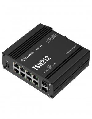 Teltonika Tsw212 L2 Managed Switch, 2 Sfp Ports, 8 Gigabit Ethernet Ports