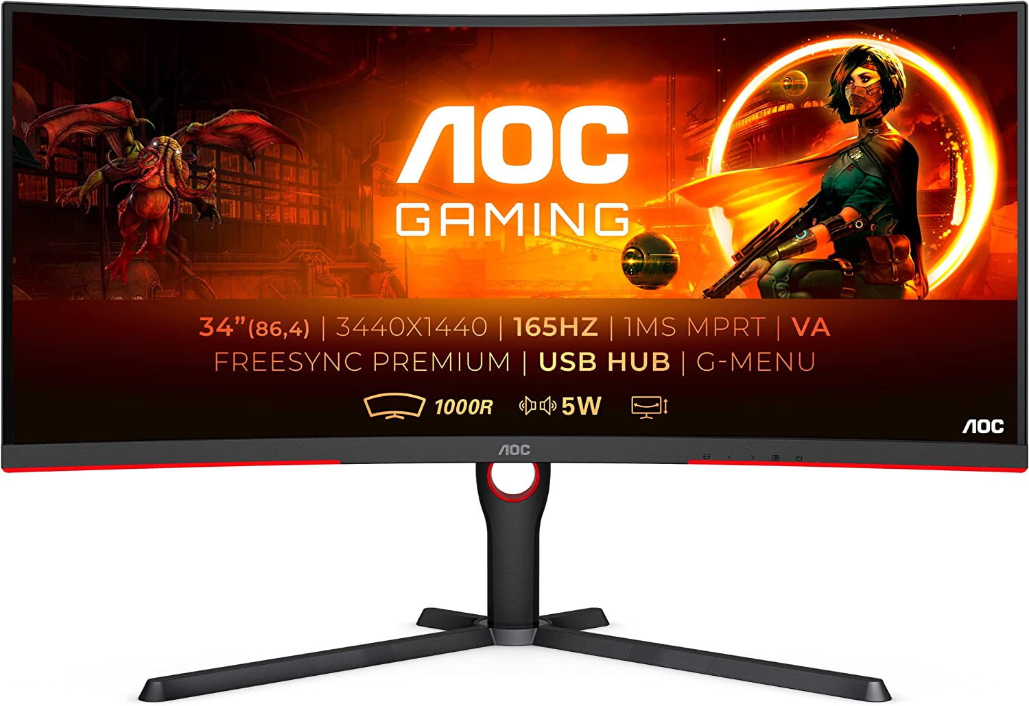 34 inch 165hz monitor