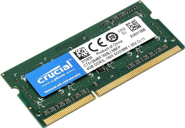 Buy Crucial 4GB (1x 4GB) DDR3L 1600MHz 